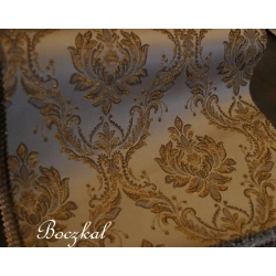 Tkanina stylowa ornament mosiądz Lord